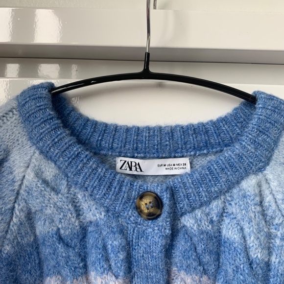 Zara wool blend cardigan - Picture 3 of 4